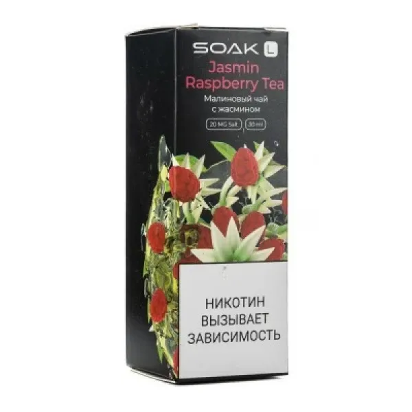 Жидкость SOAK L Jasmin Raspberry Tea 30 мл в Петрозаводске