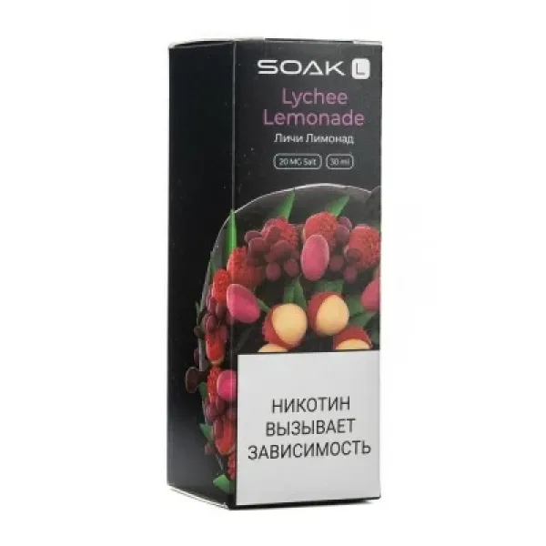 Жидкость SOAK L Lychee Lemonade 30 мл в Петрозаводске