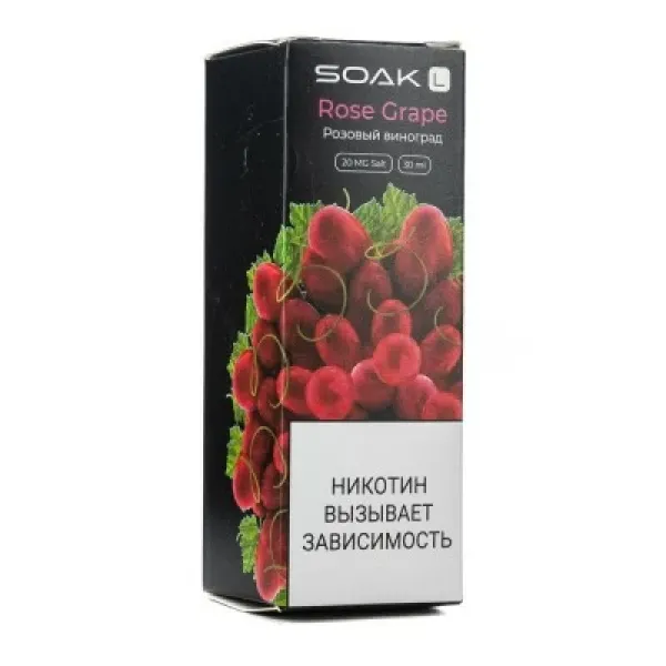 Жидкость SOAK L Rose Grape 30 мл в Петрозаводске