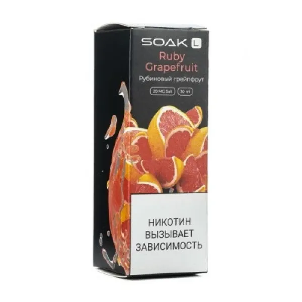 Жидкость SOAK L Ruby Grapefruit 30 мл в Петрозаводске