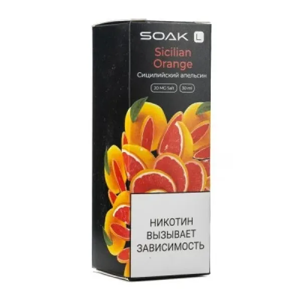 Жидкость SOAK L Sicilian Orange 30 мл в Петрозаводске