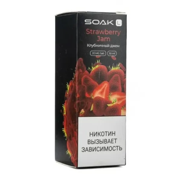 Жидкость SOAK L Strawberry Jam 30 мл в Петрозаводске