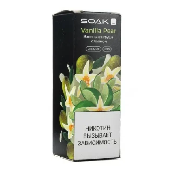 Жидкость SOAK L Vanilla Pear 30 мл в Петрозаводске