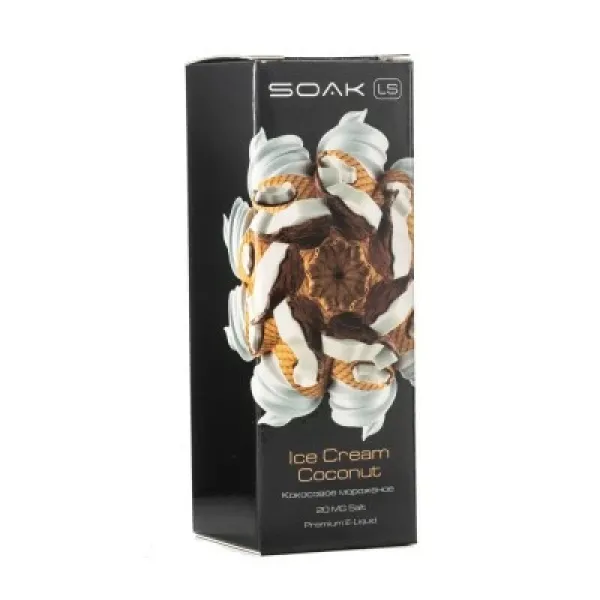Жидкость SOAK LS Ice Cream Coconut 30 мл в Петрозаводске