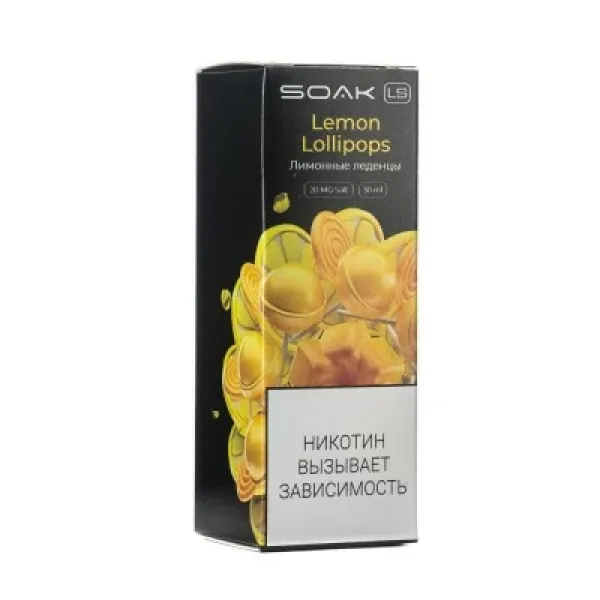Жидкость SOAK LS Lemon Lollipops 30 мл в Петрозаводске