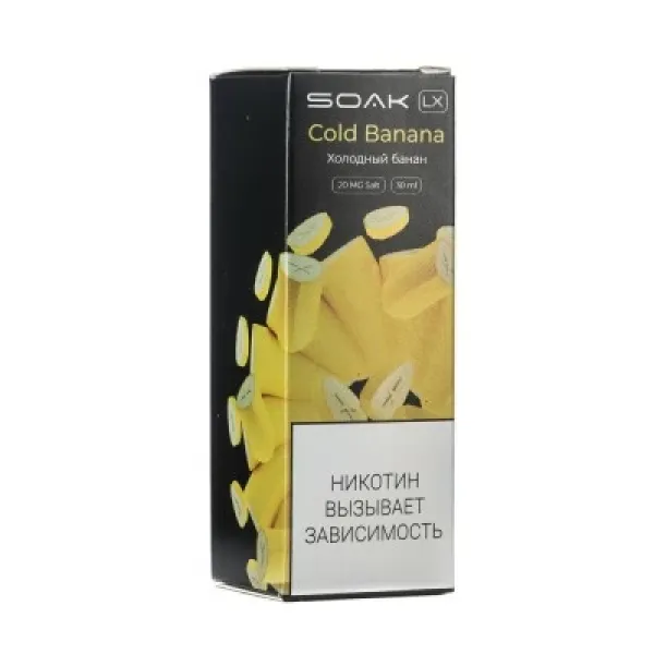 Жидкость SOAK LX Cold Banana 30 мл в Петрозаводске