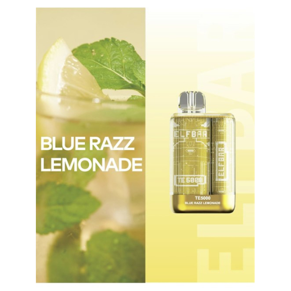 Elfbar TE5000 Blue Razz Lemonade, 5000 тяг в Петрозаводске