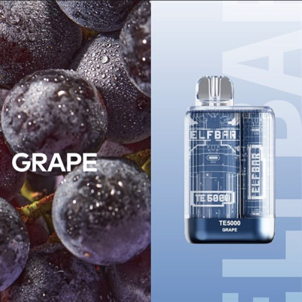 Elfbar TE5000 Grape, 5000 тяг в Петрозаводске