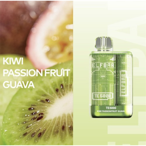 Elfbar TE5000 Kiwi Passion fruit Guava, 5000 тяг в Петрозаводске
