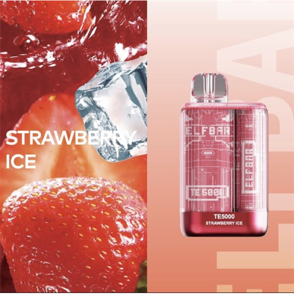 Elfbar TE5000 Strawberry Ice, 5000 тяг в Петрозаводске
