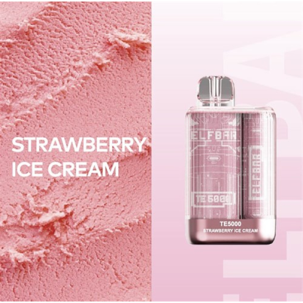 Elfbar TE5000 Strawberry Ice Cream, 5000 тяг в Петрозаводске