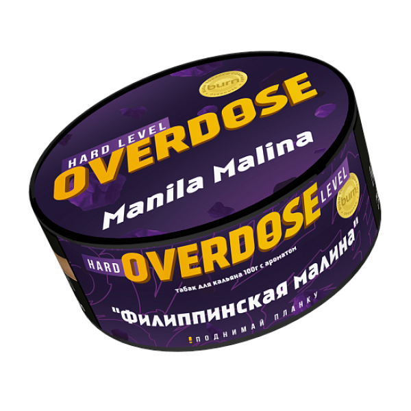 Табак Overdose Manila Malina (Филиппинская малина) 100 гр в Петрозаводске