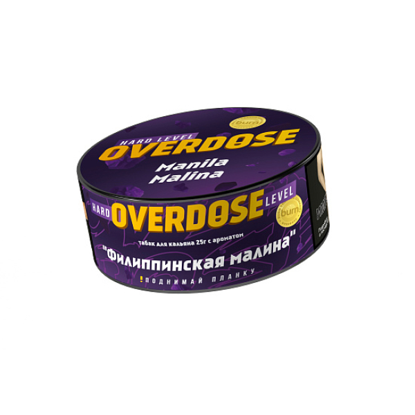 Табак Overdose Manila Malina (Филиппинская малина) 25 гр в Петрозаводске