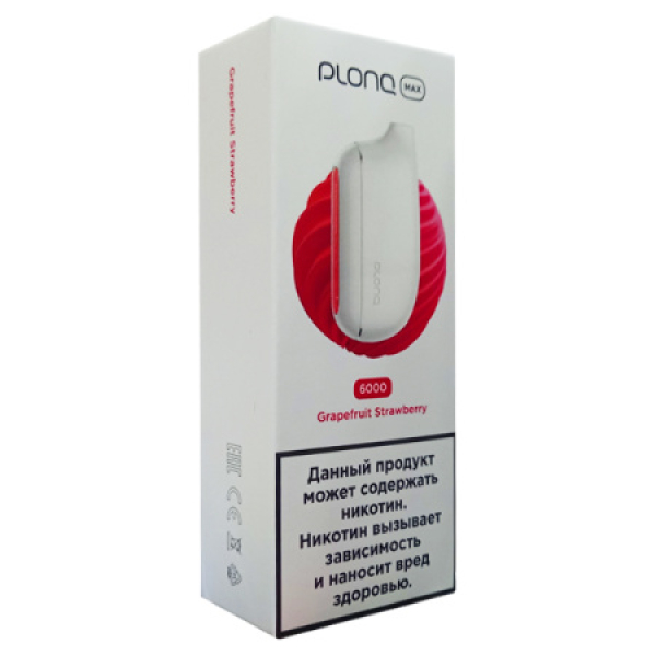 Plonq Max Grapefruit Strawberry 6000 тяг в Петрозаводске