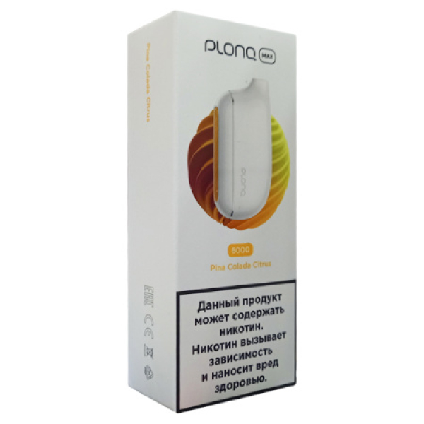 Plonq Max Pina Colada Citrus 6000 тяг в Петрозаводске