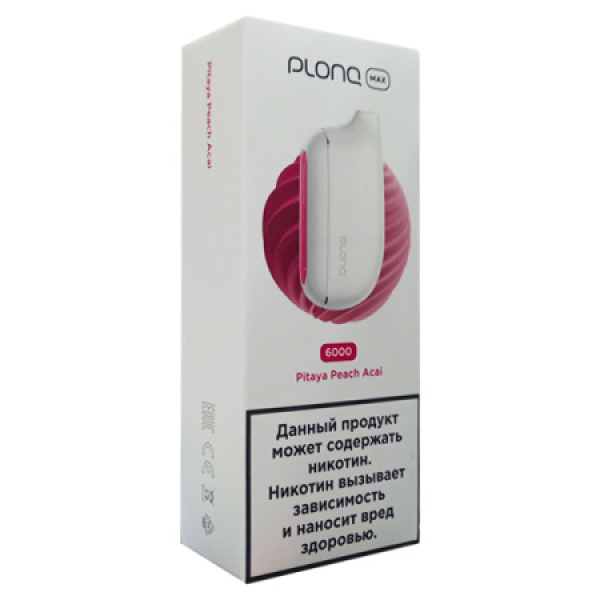 Plonq Max Pitaya Peach Acai 6000 тяг в Петрозаводске