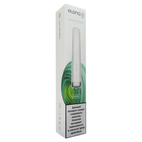 Plonq Plus Pro Lime Lemongrass 4000 тяг в Петрозаводске