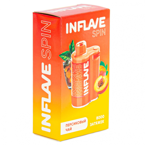INFLAVE SPIN Персиковый чай (8000 затяжек) в Петрозаводске