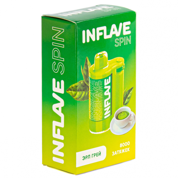 INFLAVE SPIN Эрл Грей (8000 затяжек) в Петрозаводске