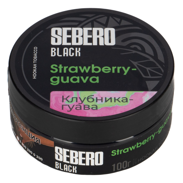 Табак Sebero Black Strawberry Guava  100 грамм в Петрозаводске