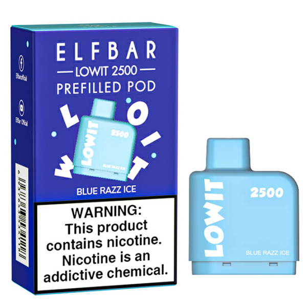 Картридж Elf Bar Lowit 2500 20 мг, 6 мл (Blue Razz Ice) в Петрозаводске
