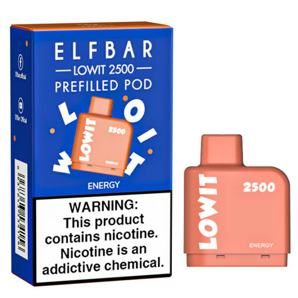 Картридж Elf Bar Lowit 2500 20 мг, 6 мл (Energy) в Петрозаводске