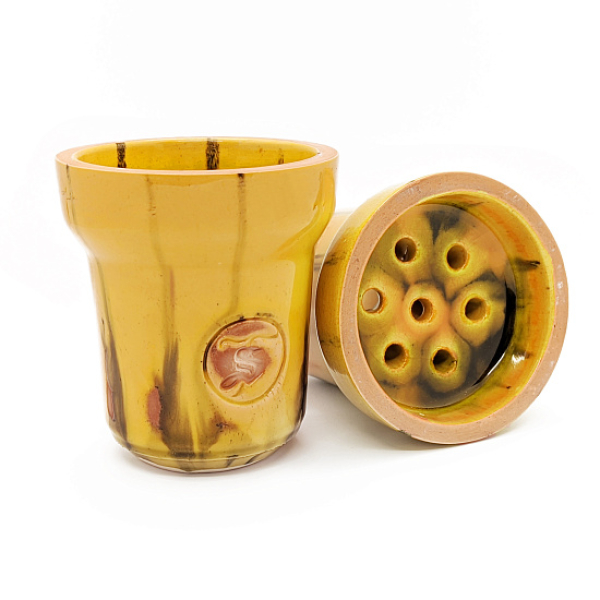 Чаша St Bowls Classic Glaze желтая с полосками в Петрозаводске
