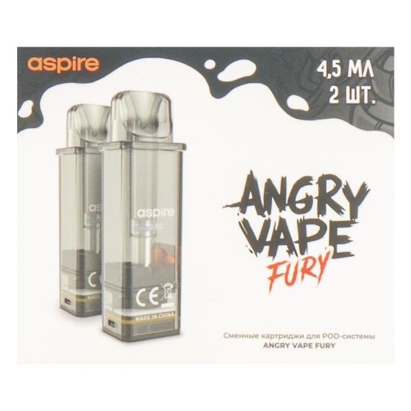 Картридж Brusko Angry Vapefury 4.5 мл (2шт) в Петрозаводске