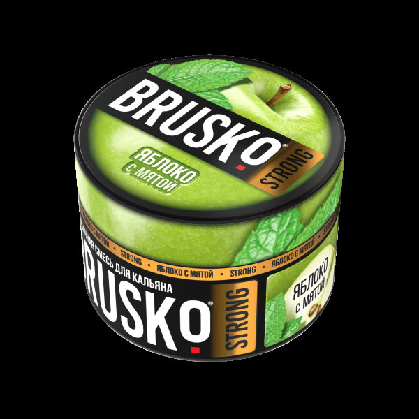 Смесь Brusko Strong яблоко с мятой  50 гр в Петрозаводске