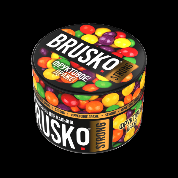 Смесь Brusko Strong фруктовое драже  50 гр в Петрозаводске