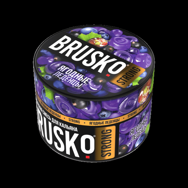 Смесь Brusko Strong ягодные леденцы  50 гр в Петрозаводске