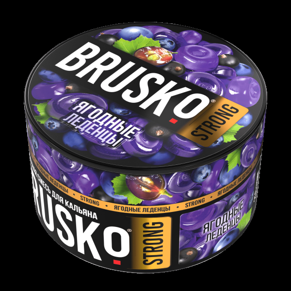 Смесь Brusko Strong ягодные леденцы  250 гр в Петрозаводске