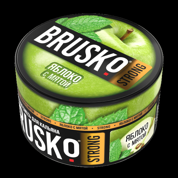 Смесь Brusko Strong яблоко с мятой  250 гр в Петрозаводске