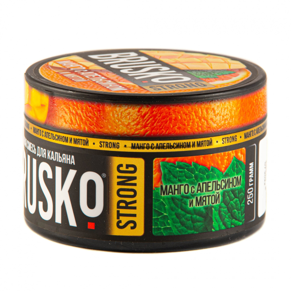 Смесь Brusko Strong манго с апельсином и мятой  250 гр в Петрозаводске