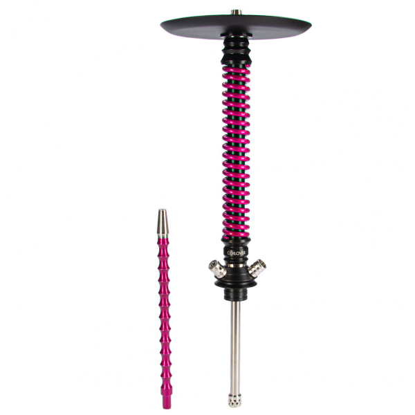 Кальян Mamay Customs Coilovers чёрно-розовый лак   в Петрозаводске