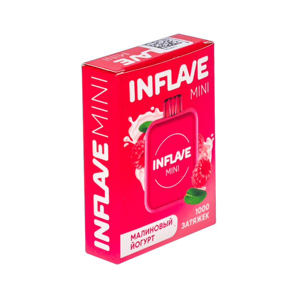 Inflave Mini Малиновый Йогурт (1000 Затяжек) в Петрозаводске