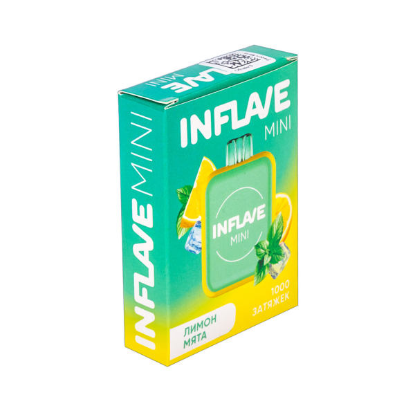 Inflave Mini Лимон Мята (1000 Затяжек) в Петрозаводске