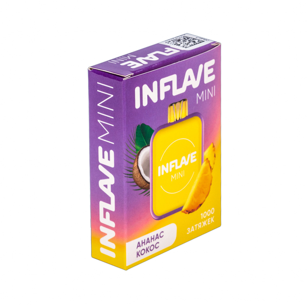Inflave Mini Ананас Кокос (1000 Затяжек) в Петрозаводске