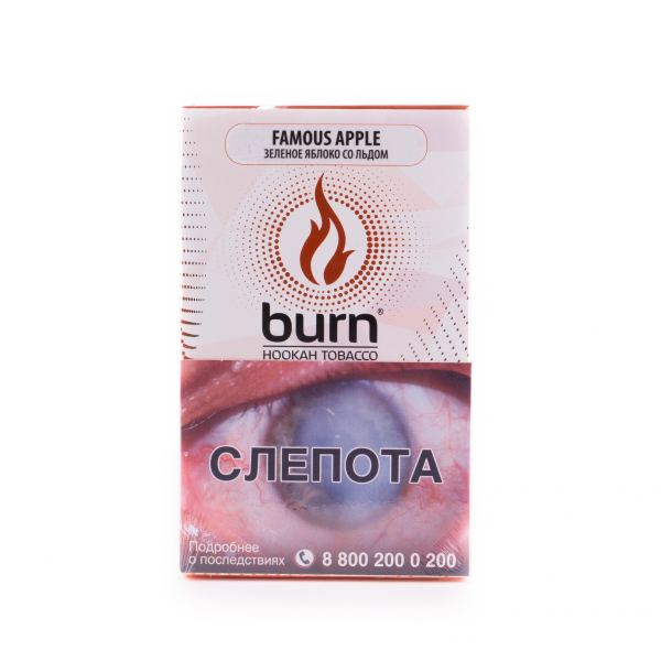 Табак Burn Famous Apple  100 грамм в Петрозаводске