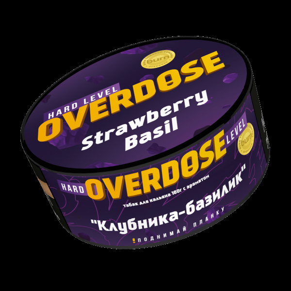 Табак Overdose Strawberry Basil  100 грамм в Петрозаводске