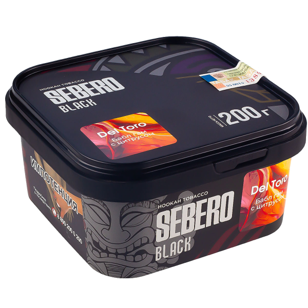 Табак Sebero Black Del Toro  200 грамм в Петрозаводске