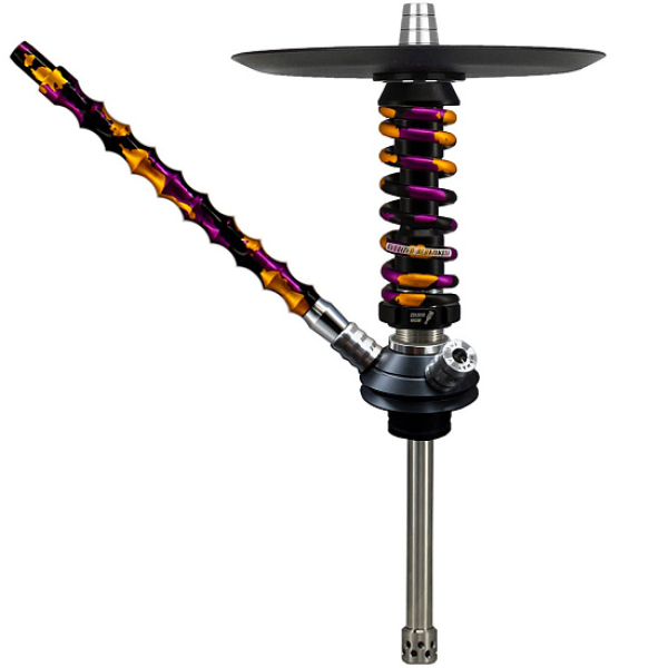 Кальян Mamay Custom Coilovers Micro Черный Пурпурно-Золотой Камуфляж  в Петрозаводске