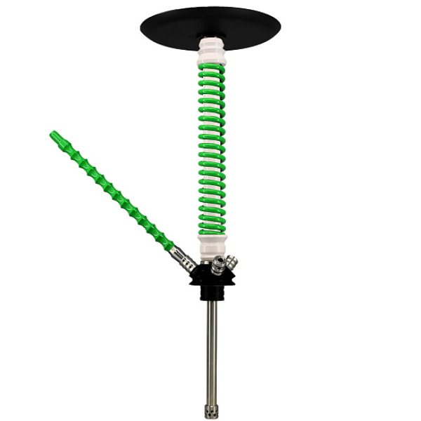Кальян Mamay Custom V3 №12 Coilovers Белый-Салат  в Петрозаводске