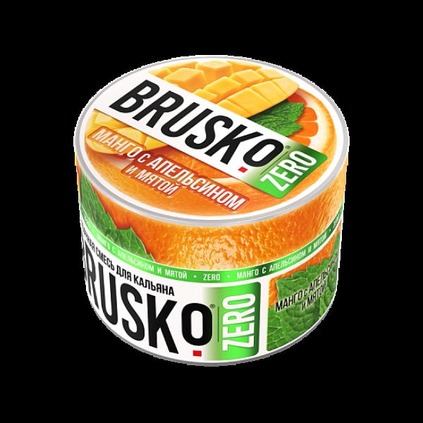Смесь Brusko Манго С Апельсином И Мятой (Zero)  50 гр в Петрозаводске