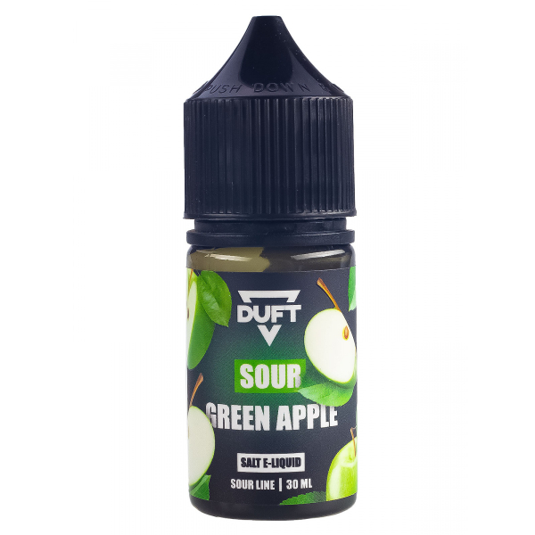 Жидкость Duft Sour Line Salt 20 Green Apple 30 Мл в Петрозаводске