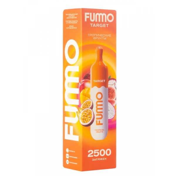 Fummo Target Тропические Фрукты (2500 Затяжек) в Петрозаводске