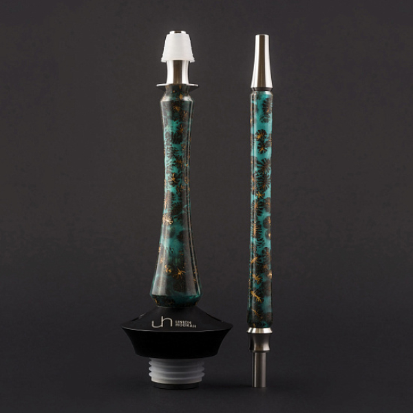 Кальян Union Hookah Sleek Акрил С Шишками Бирюзовый  в Петрозаводске