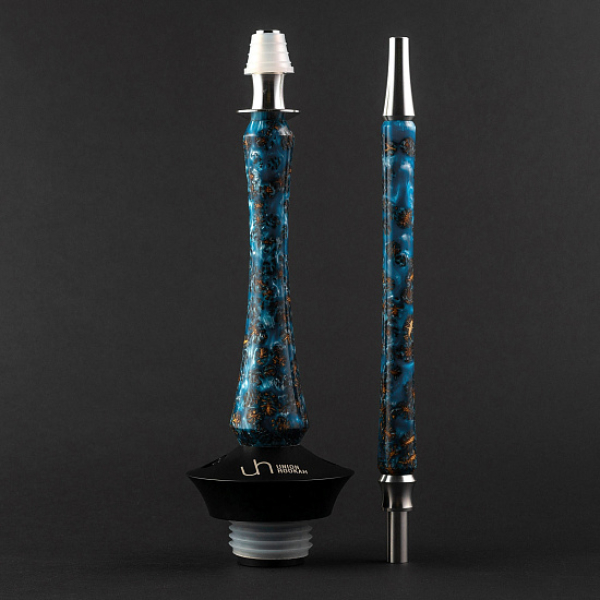 Кальян Union Hookah Sleek Акрил С Шишками Голубой   в Петрозаводске