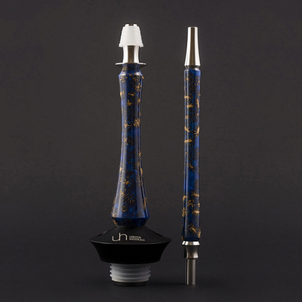 Кальян Union Hookah Sleek Акрил С Шишками Синий  в Петрозаводске