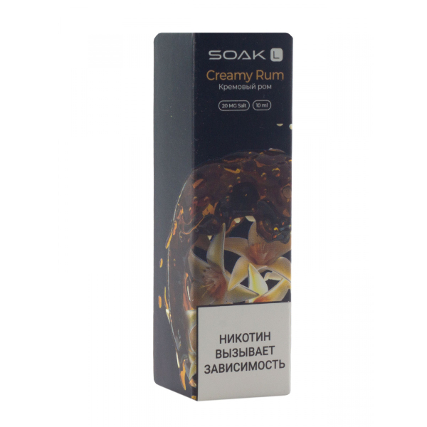 Жидкость Soak Creamy Rum 10 Мл 2 Мг в Петрозаводске